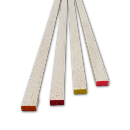 Picture of 1/4" x 1/2"  x 18" Balsa Strip Wood
